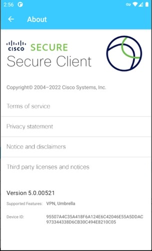 cisco secure client加速器安卓 v5.1.9.115