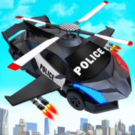 Flying Helicopter Car Robot手游