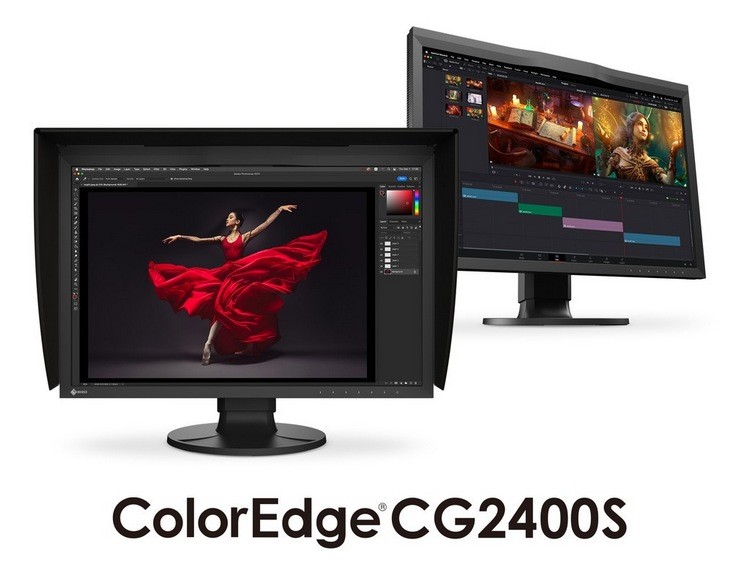 艺卓发布 ColorEdge CG2400S 专业显示器，内置较色仪