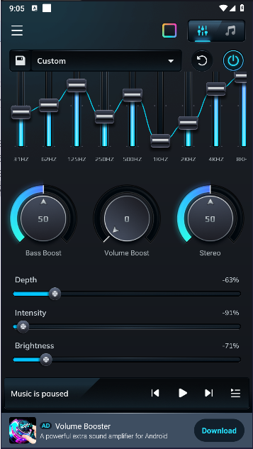 均衡器低音增强器APP(Equalizer) v1.0.0 安卓中文版app