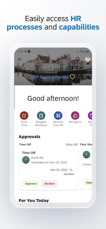 SAP SuccessFactors Mobile截图1