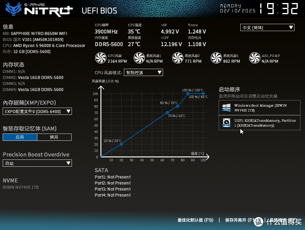 更有性价比的优质之选，蓝宝石NiTRO+ 氮动B650M WIFI主板评测