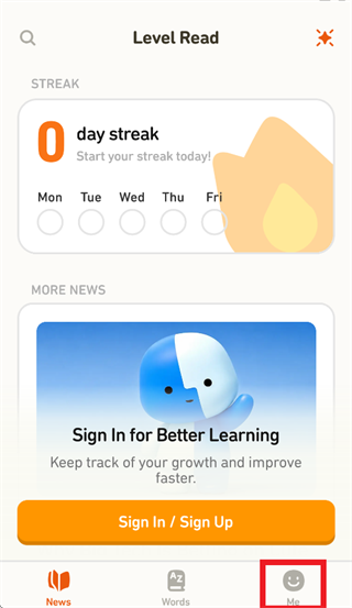 Level Read app