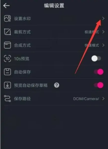 美册如何开启水印2