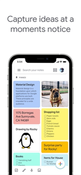 google keep app v5.25.302.02.90