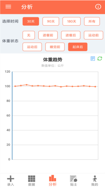 体重记录簿APP