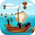 火柴人海上战争无限金币版 v1.0