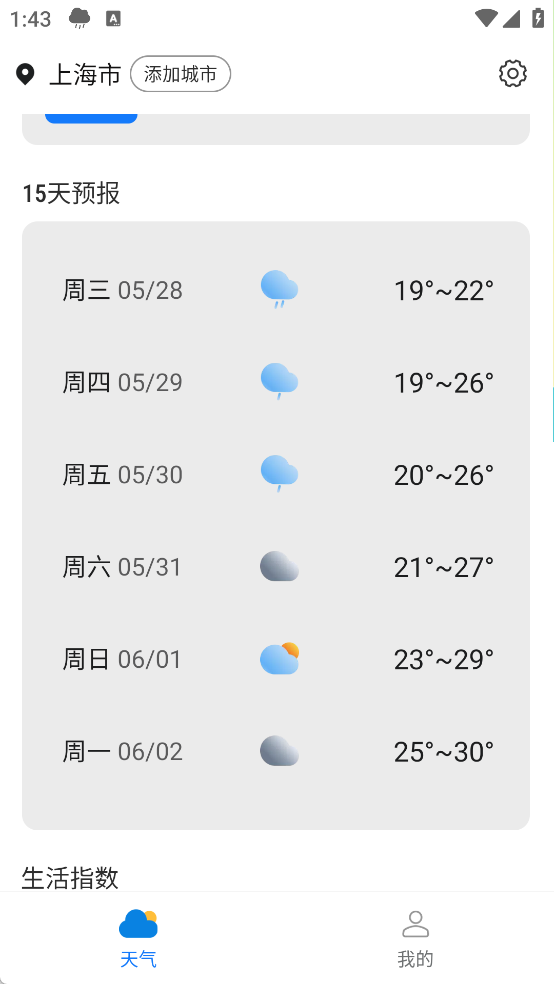 羽羽薄荷天气