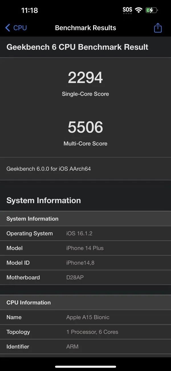 Geekbench 6