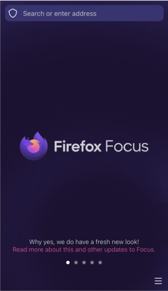 Firefox Focus隐私浏览器