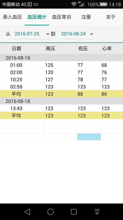 高血压记录本app v9.0
