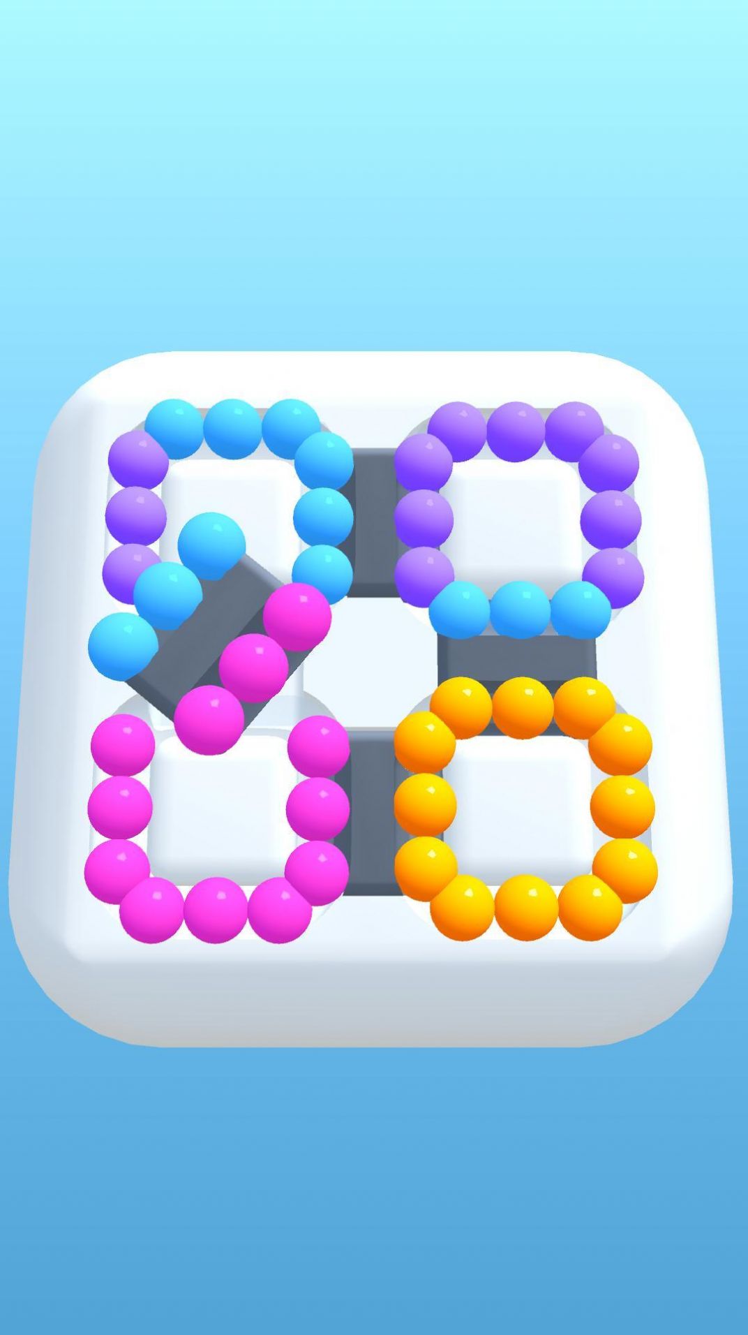 Sort Balls By Circles游戏
