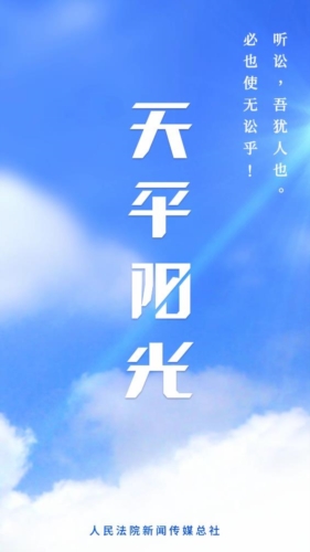 天平阳光微法院2