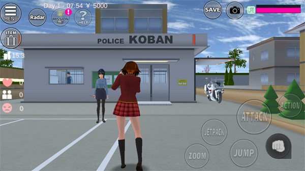 樱花校园模拟器七七酱同款