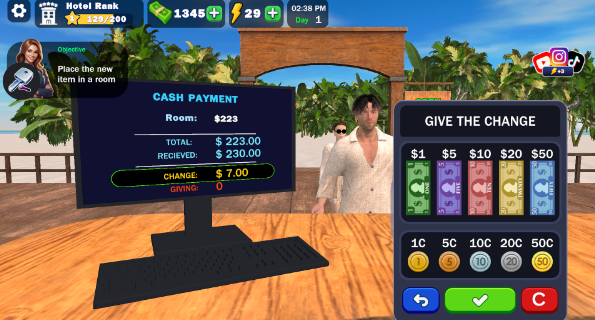 海滩酒店模拟器