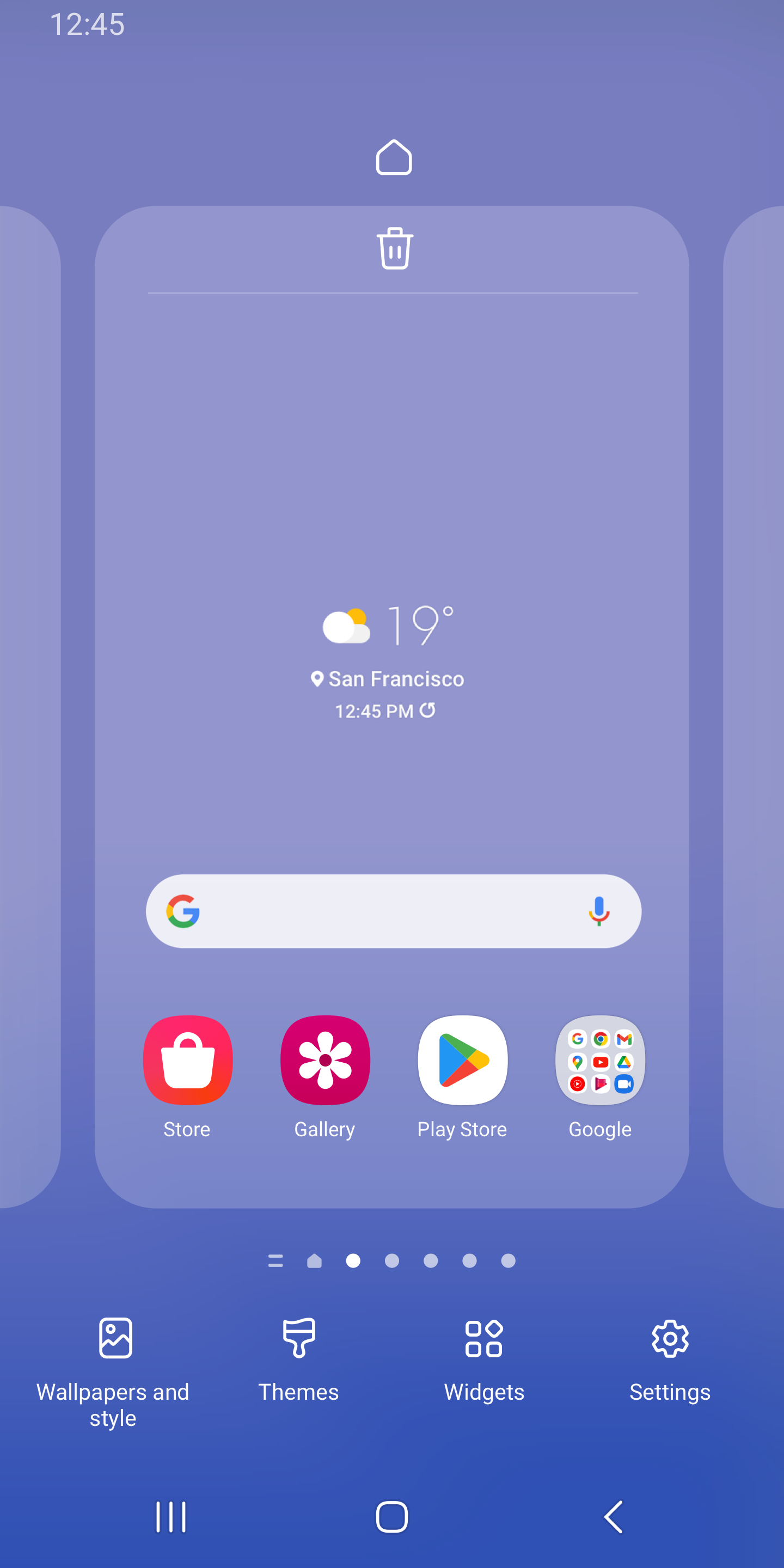 三星OneUI主屏幕