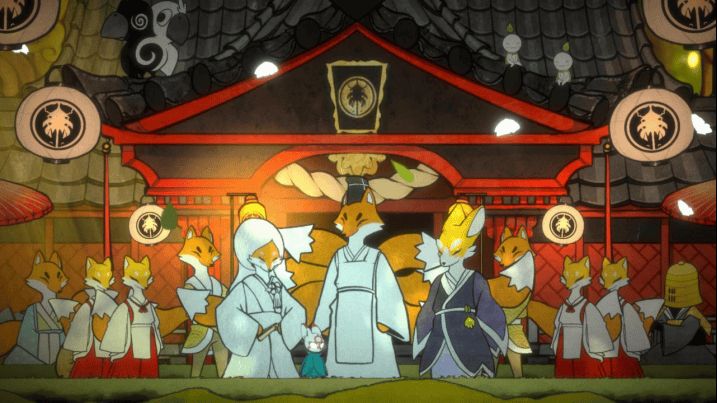 波与月夜之青莲