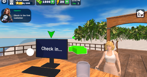 海滩酒店模拟器