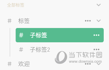 flomo设置子标签