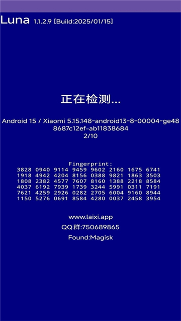 Luna环境检测工具