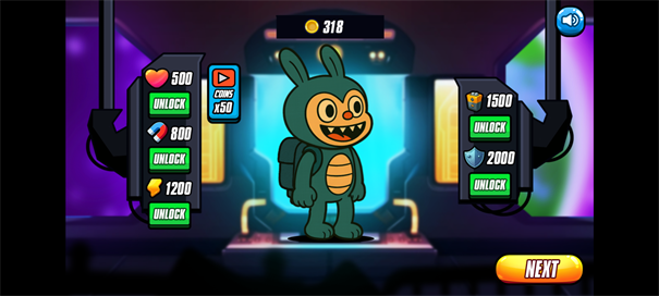 拉布布喷气背包跑酷