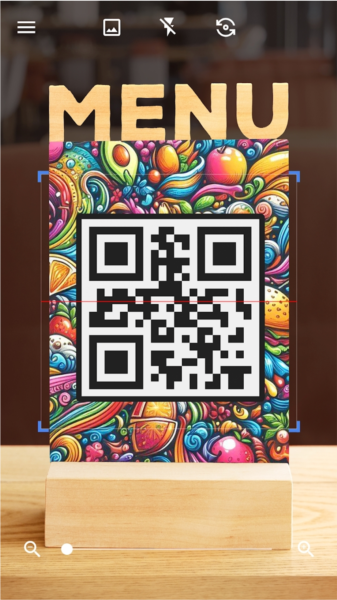QR二维码条形码扫描仪
