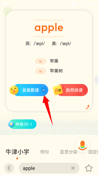 有道少儿词典设置美音方法图