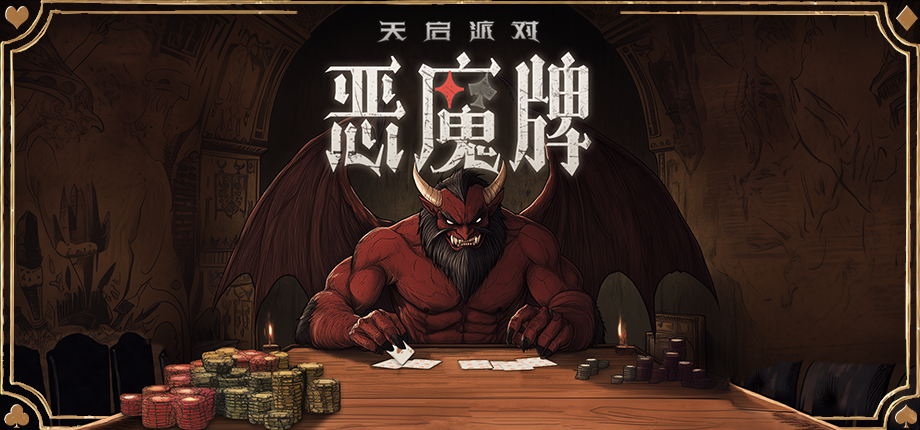 卡牌肉鸽+掼蛋+斗地主?！《天启派对：恶魔牌》首曝开启千人测试