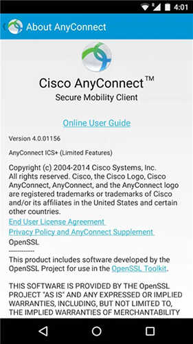 AnyConnect v4.7.0014
