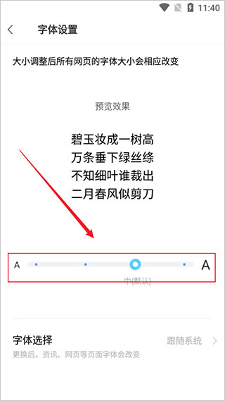 如何调节字体大小截图4