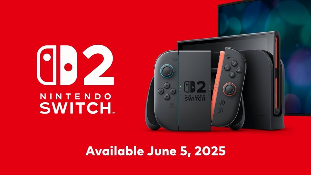 Switch 2将于2025年6月5日发售