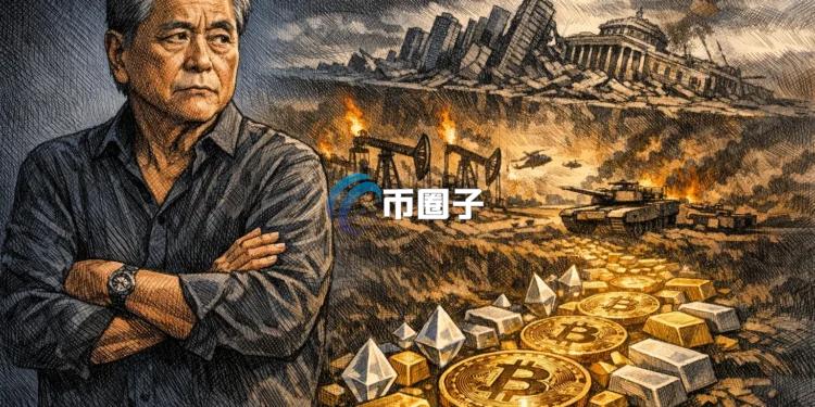 罗伯特清崎再看多加密货币：全球正步入新萧条！看好比特币、以太坊、黄金、白银、石油、粮食