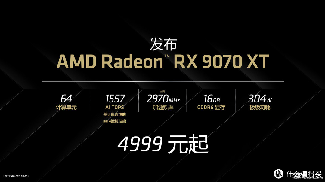 AMD发布Radeon RX 9070 XT/RX 9070显卡，售价4999元/4499元