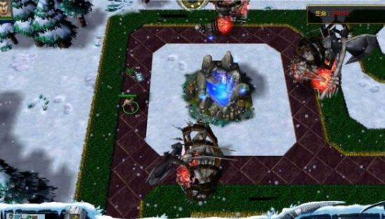 《魔兽争霸3冰封王座》V1.6雪域逃亡地图