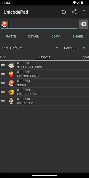 Unicode Pad