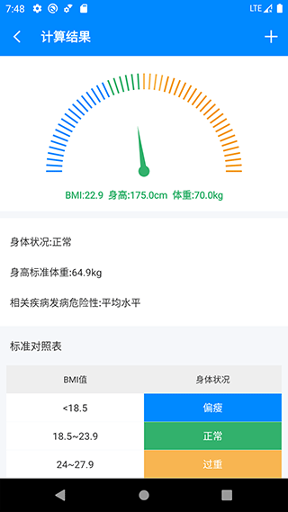 体脂率计算器app v1.0.0