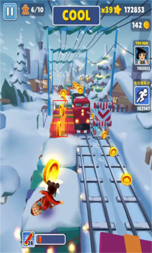 地铁跑酷雪地版