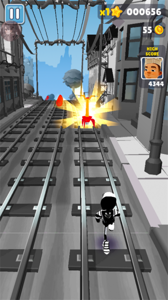 地铁跑酷万次郎版