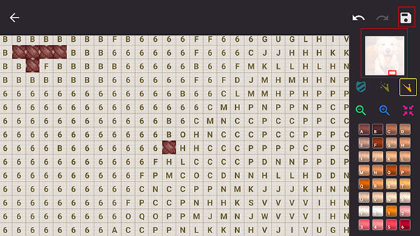 十字绣数字填色7
