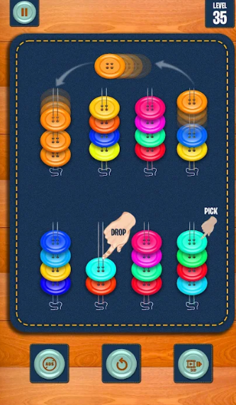 纽扣颜色排序 v0.1手游下载