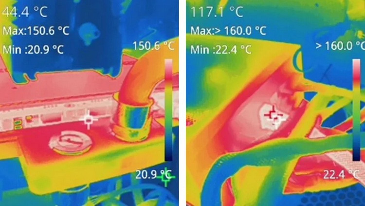 网传丨令人担忧：NVIDIA RTX 5090 供电接口满载时高达150+摄氏度