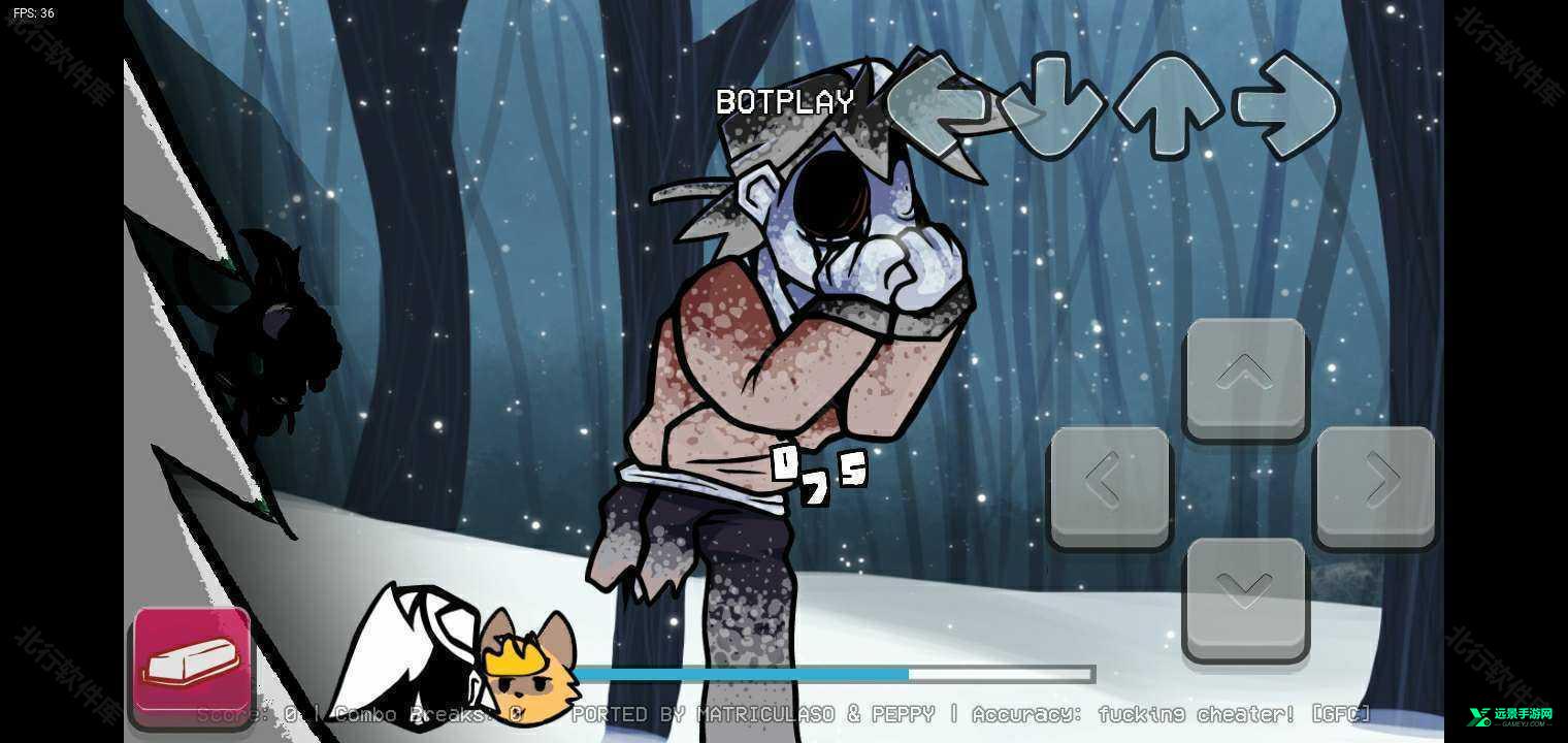 fnf白银山之雪赤红模组