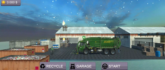 城市垃圾车司机