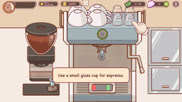 可口的咖啡内置菜单