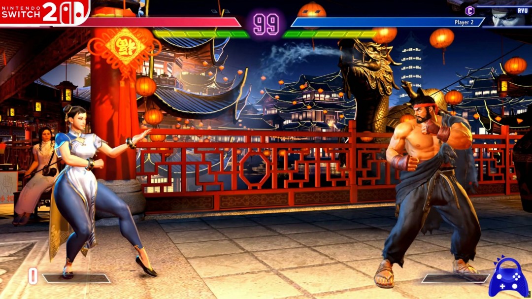 《街头霸王6》PS4、Switch2、PS5画面对比视频