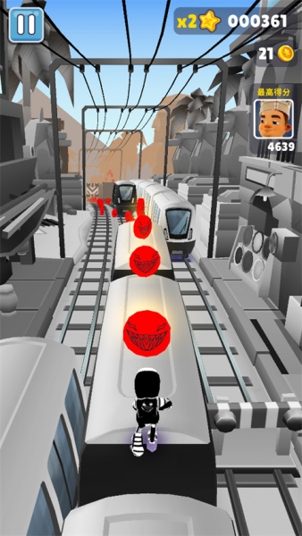 地铁跑酷超级黑白开罗版