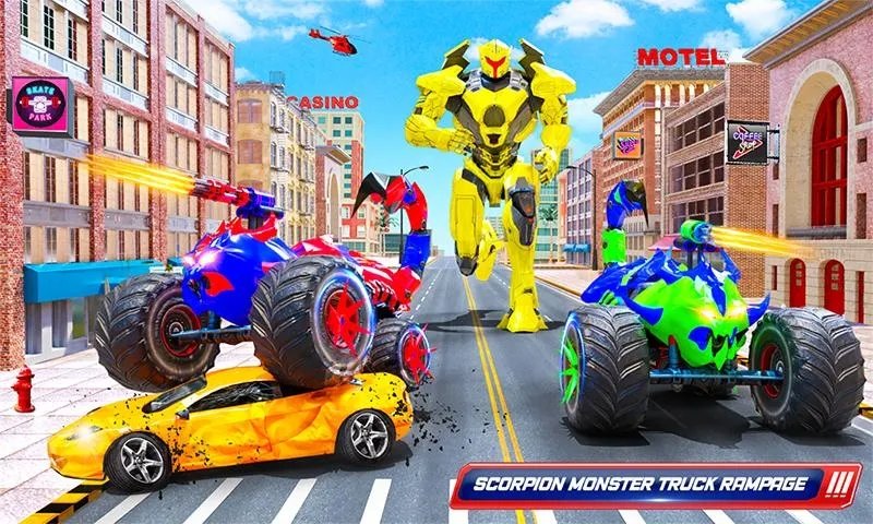蝎子机器人怪物卡车(Scorpion Robot)