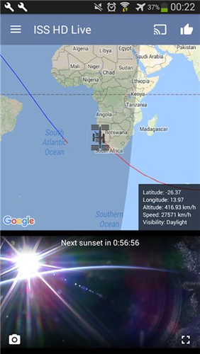 ISS Live Now app v7.7.8
