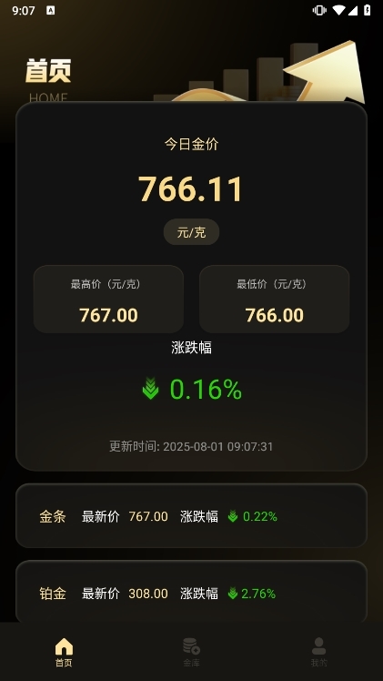 攒金金记录APP