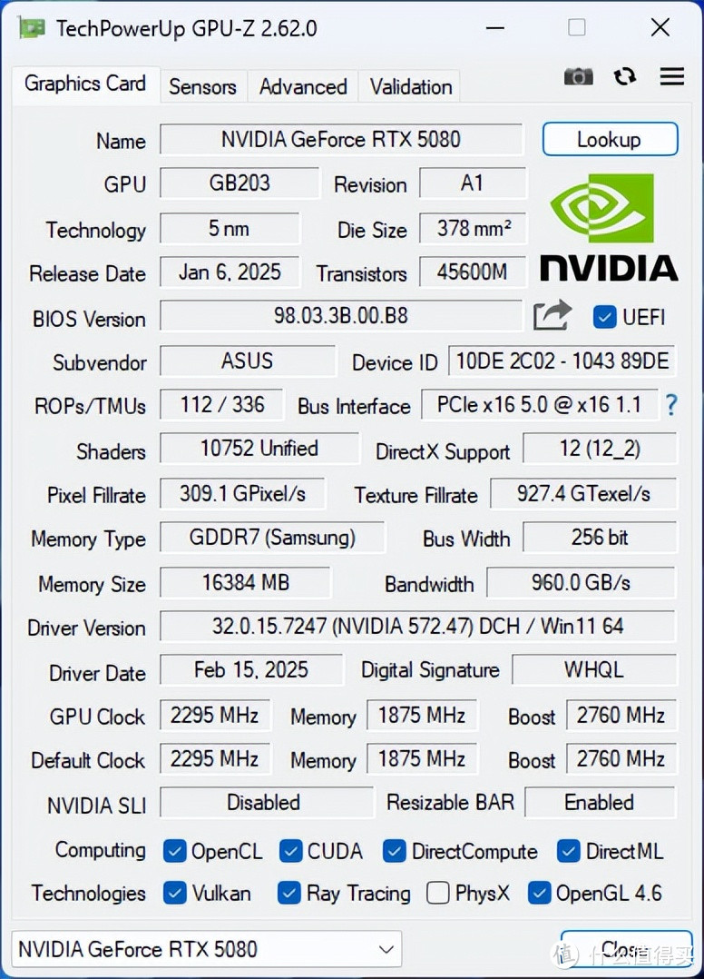 真·ROG显卡的重生 - ROG ASTRAL RTX 5080 显卡开箱评测